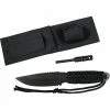 Rothco Camping / Survival Gear Black Tactical Paracord Knife & Fire Starter Kit 2 Rothco Camping / Survival Gear Black Tactical Paracord Knife & Fire Starter Kit