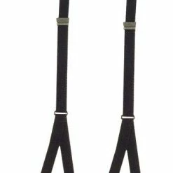 Rothco Black - Military Stirrup Style Shirt Stays Pair