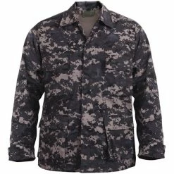 Rothco Shirts Subdued Urban Digital Camouflage - Military BDU Shirt - Polyester Cotton