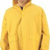 Rothco Yellow - Heavy Duty PVC Hooded Rain Jacket