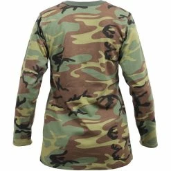 Rothco Woodland Camouflage - Womens Long Sleeve T-Shirt