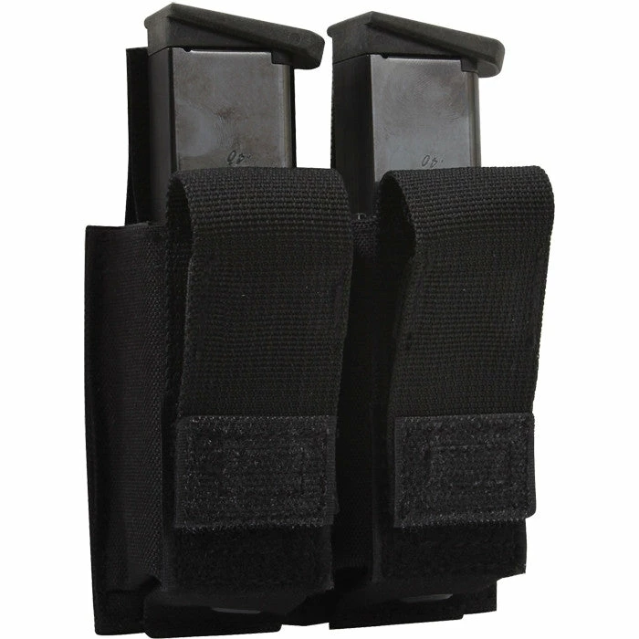 Army Navy Store Black - Tactical MOLLE Double 9MM Pistol Mag Pouch & Inserts Law Enforcement Gear 4 Army Navy Store Black - Tactical MOLLE Double 9MM Pistol Mag Pouch & Inserts Law Enforcement Gear