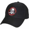Rothco Black - Skull Knife Deluxe Low Profile Cap Headwear
