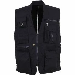 Rothco Concealed Safari Outback Carry Vest Black
