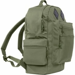 Army Navy Store Olive Drab - Water Resistant Deluxe Travel Day Pack 7 Army Navy Store Olive Drab - Water Resistant Deluxe Travel Day Pack