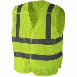 Army Navy Store Vests Safety Green - Reflective 5 Point Breakaway Vest