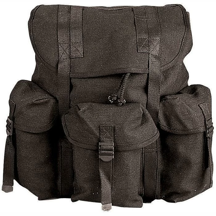 Rothco Black - Army Style Mini ALICE Pack 13 In. X 16 In. X 7 In. 3 Rothco Black - Army Style Mini ALICE Pack 13 In. X 16 In. X 7 In.