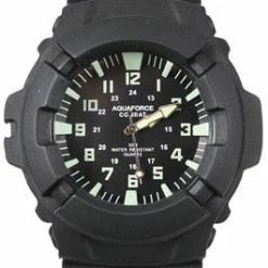 Rothco Black - Aquaforce Military Combat Watch Watches