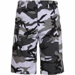 Rothco City Camouflage - Military Long Cargo BDU Shorts - Polyester Cotton Twill 9 Rothco City Camouflage - Military Long Cargo BDU Shorts - Polyester Cotton Twill