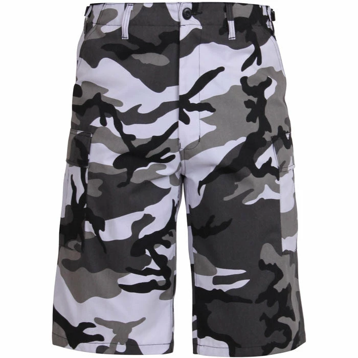 Rothco City Camouflage - Military Long Cargo BDU Shorts - Polyester Cotton Twill 6 Rothco City Camouflage - Military Long Cargo BDU Shorts - Polyester Cotton Twill