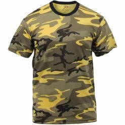Rothco Stinger Yellow Camouflage - Military T-Shirt Shirts 9 Rothco Stinger Yellow Camouflage - Military T-Shirt Shirts