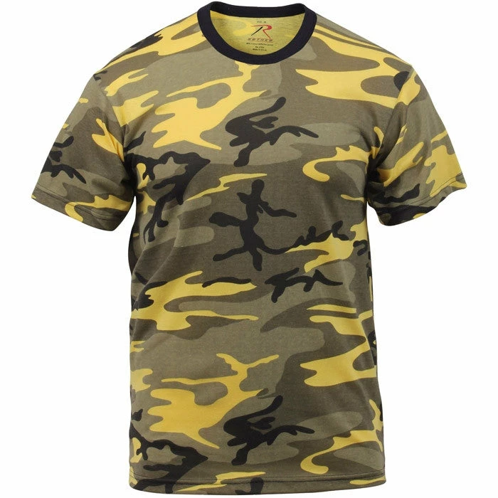 Rothco Stinger Yellow Camouflage - Military T-Shirt Shirts 6 Rothco Stinger Yellow Camouflage - Military T-Shirt Shirts