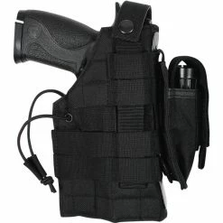 Rothco Black - Tactical Military MOLLE Pistol Holster