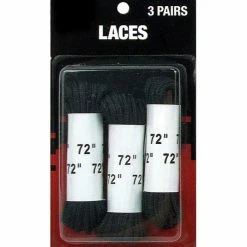 Rothco Black - Boot Laces 3 Pack - Nylon 72 In. Shoe Care