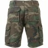 Rothco Woodland Camouflage - Military Vintage Paratrooper Cargo Shorts