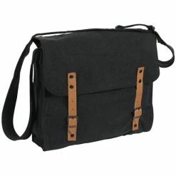 Rothco Bags Black - Classic Vintage Medic Shoulder Bag